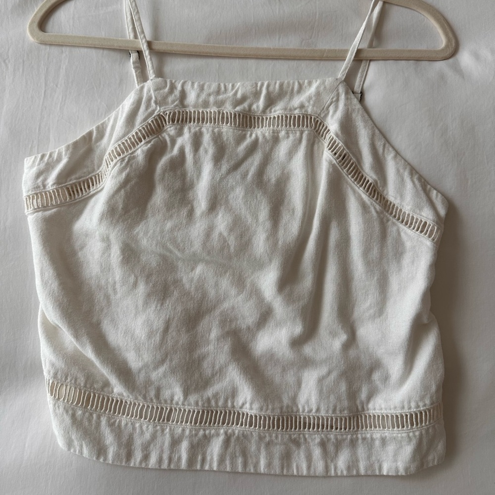 Abercrombie Linen Tank Top - Small